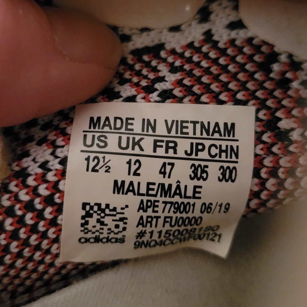 Adidas Yeezy Boost 350 V2 Zebra men's size 12.5 - Picture 7 of 7